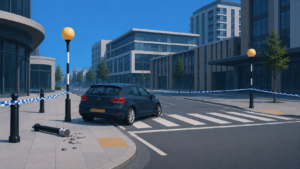 crashes into pedestrians in Ealing Broadway