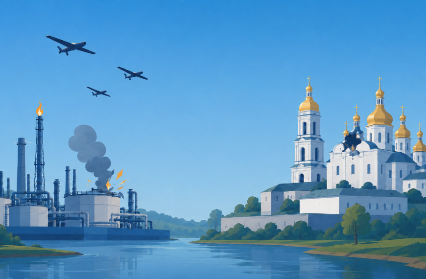 Ukrainian drones hit Moscow refinery