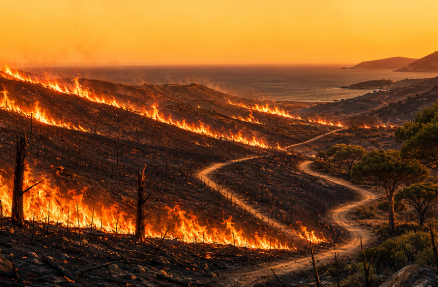 Fires ravage France and Spain