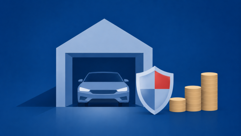 Garage can make insurance more expensive in the UK