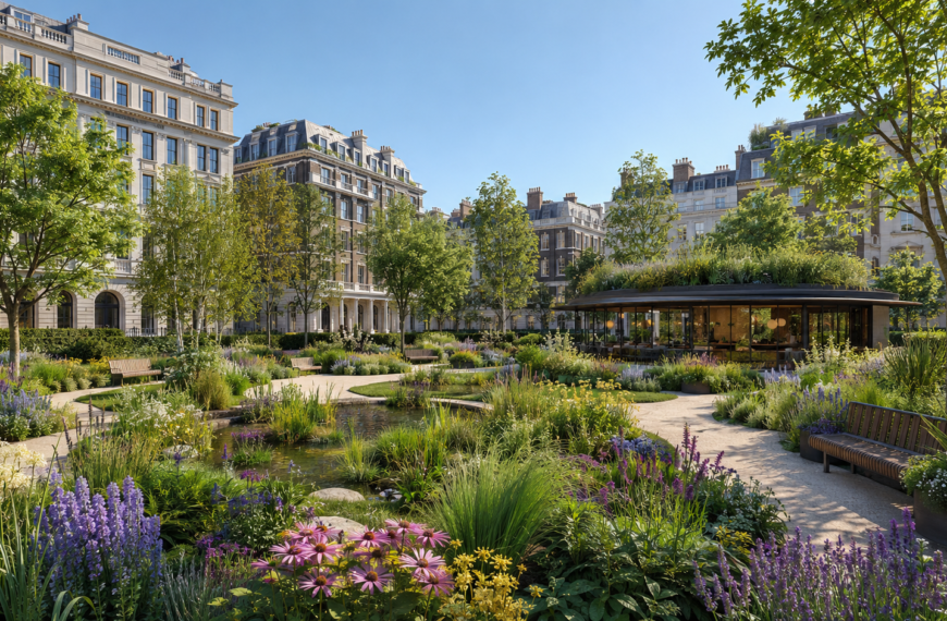 Grosvenor square in London